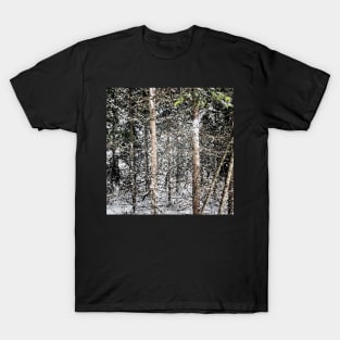 Forest Snow Mosaic T-Shirt